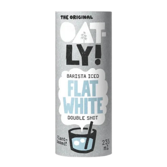 Oatly Nápoj ovesný Barista Iced Flat White 235 ml